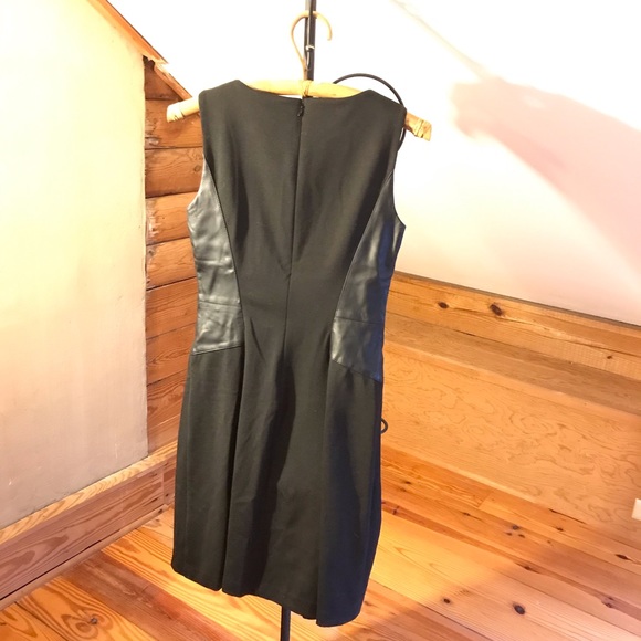 Lauren Ralph Lauren Black Leather Dress, EUC, 2 - Picture 2 of 13